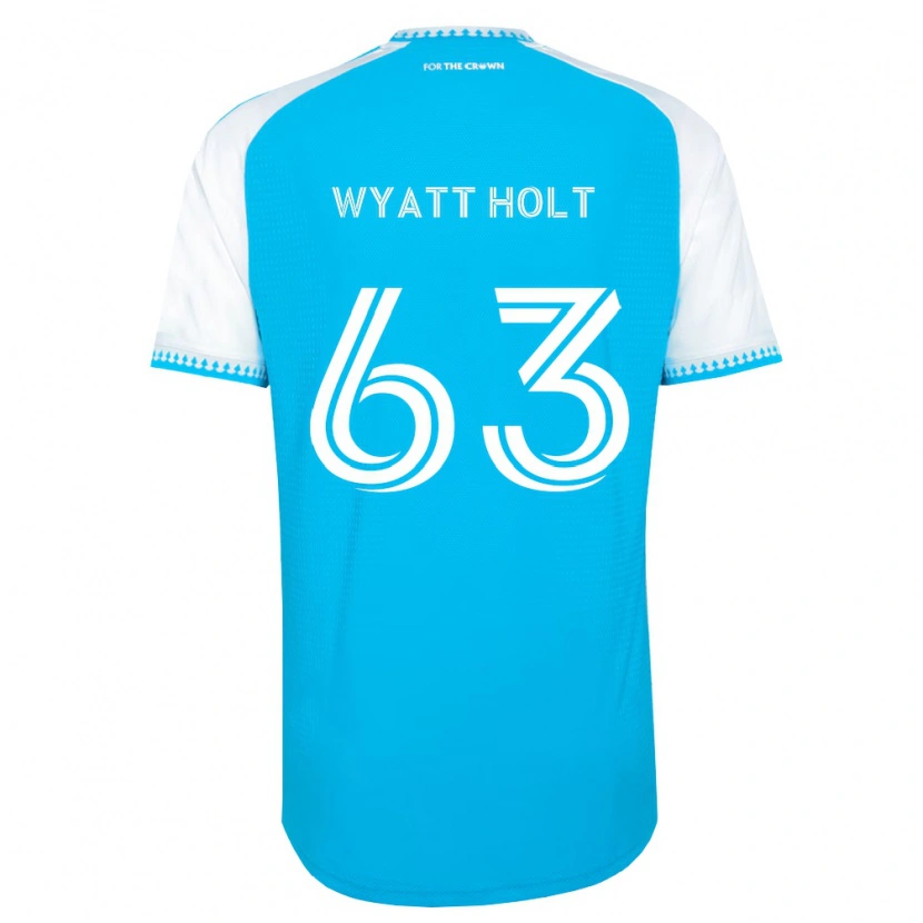 Danxen Donna Maglia Wyatt Holt #63 Azzurro Bianco Nero Kit Gara Home 2026/27 Maglietta
