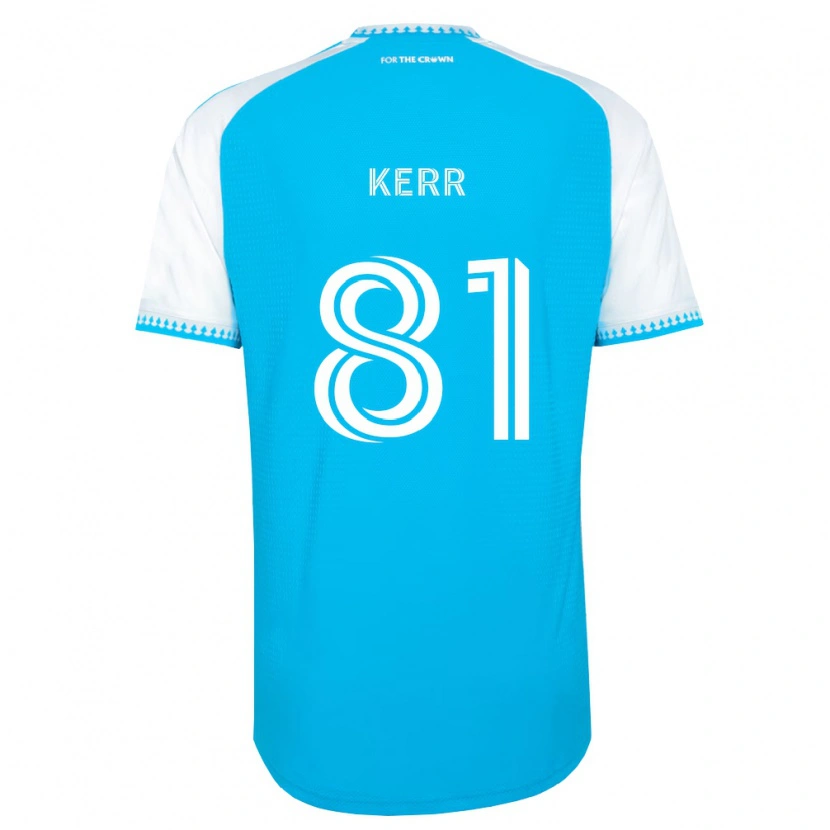 Danxen Donna Maglia Keegan Kerr #81 Azzurro Bianco Nero Kit Gara Home 2026/27 Maglietta