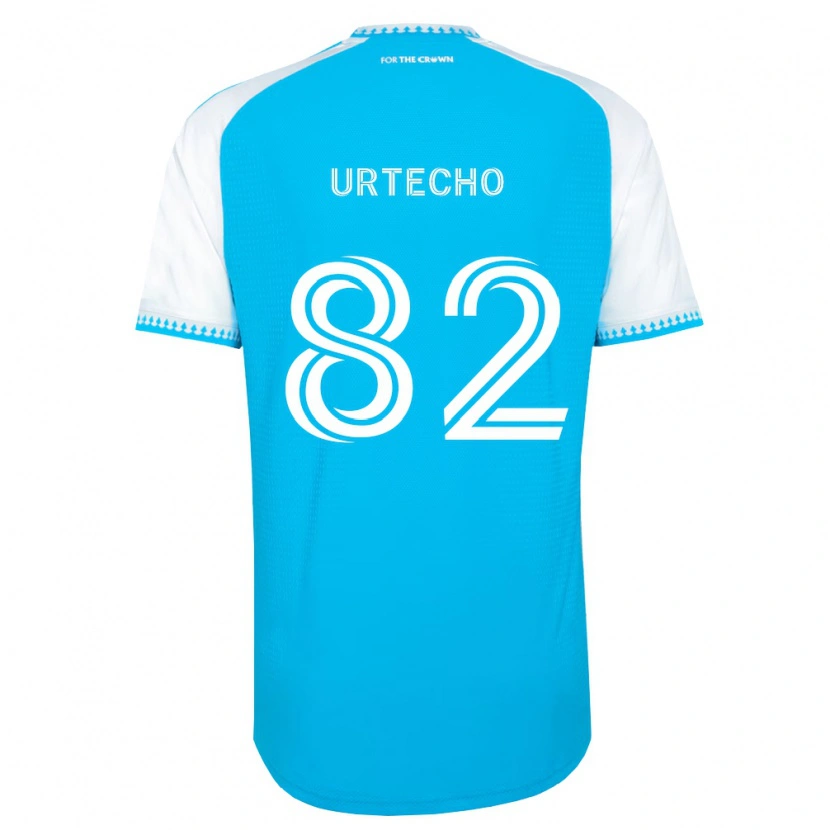 Danxen Donna Maglia Brendan Urtecho #82 Azzurro Bianco Nero Kit Gara Home 2026/27 Maglietta