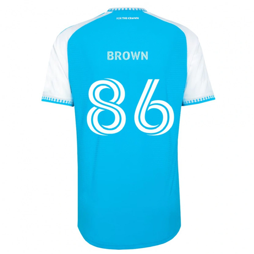 Danxen Donna Maglia Daniel Brown #86 Azzurro Bianco Nero Kit Gara Home 2026/27 Maglietta