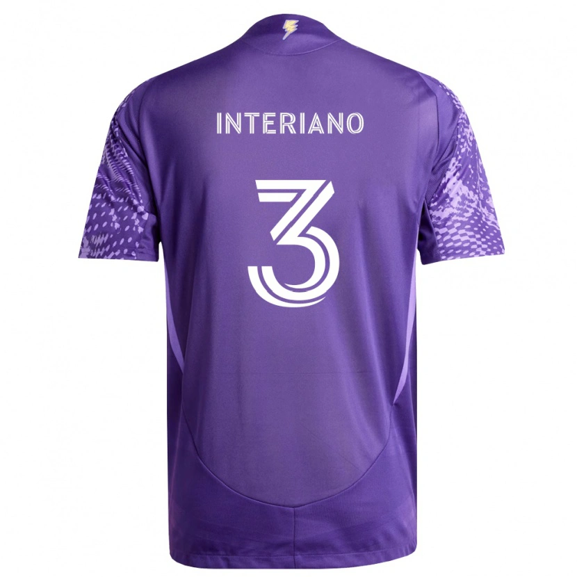 Danxen Donna Maglia Jordan Interiano #3 Viola Bianco Kit Gara Home 2026/27 Maglietta