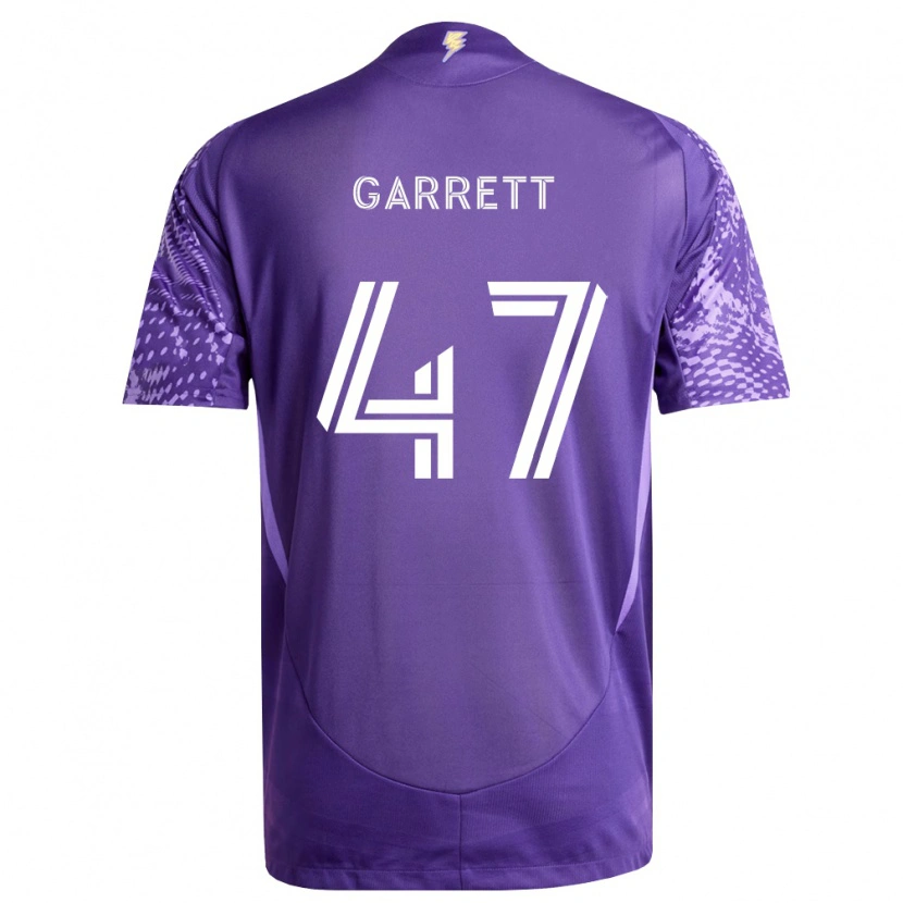 Danxen Donna Maglia Ian Garrett #47 Viola Bianco Kit Gara Home 2026/27 Maglietta