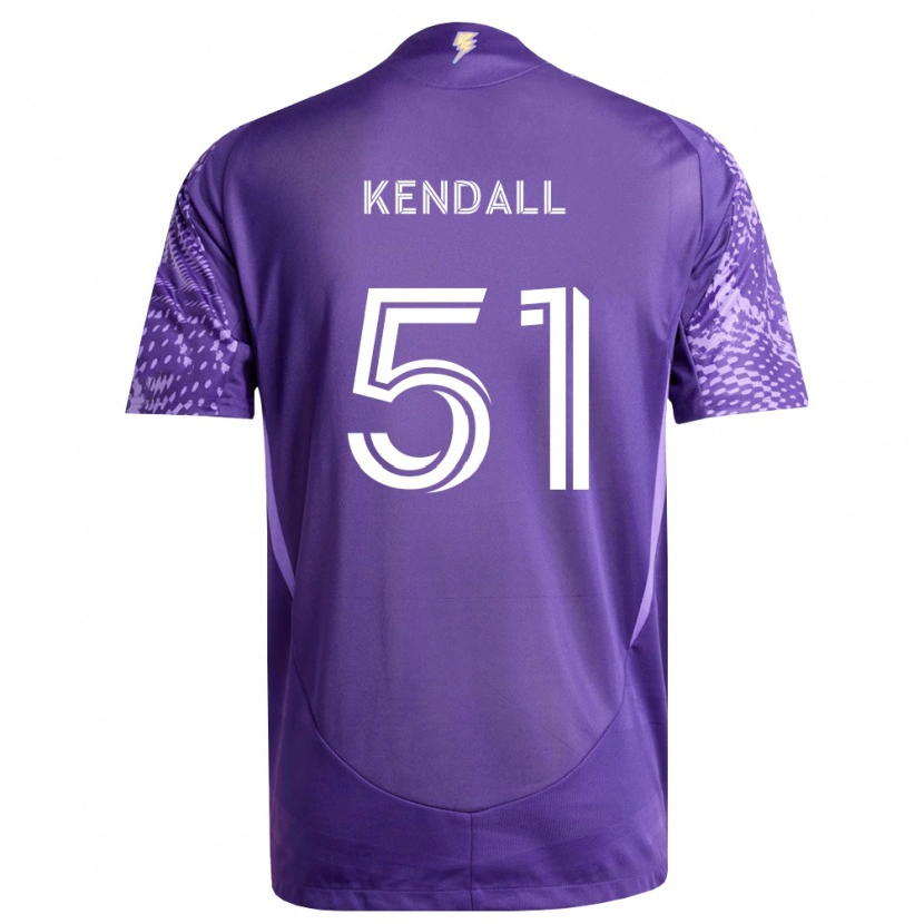 Danxen Donna Maglia Brady Kendall #51 Viola Bianco Kit Gara Home 2026/27 Maglietta