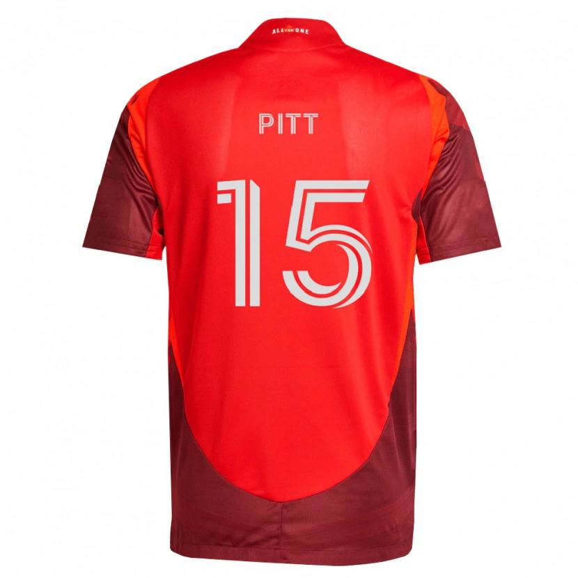 Danxen Donna Maglia Christian Pitt #15 Borgogna Rosso Kit Gara Home 2026/27 Maglietta