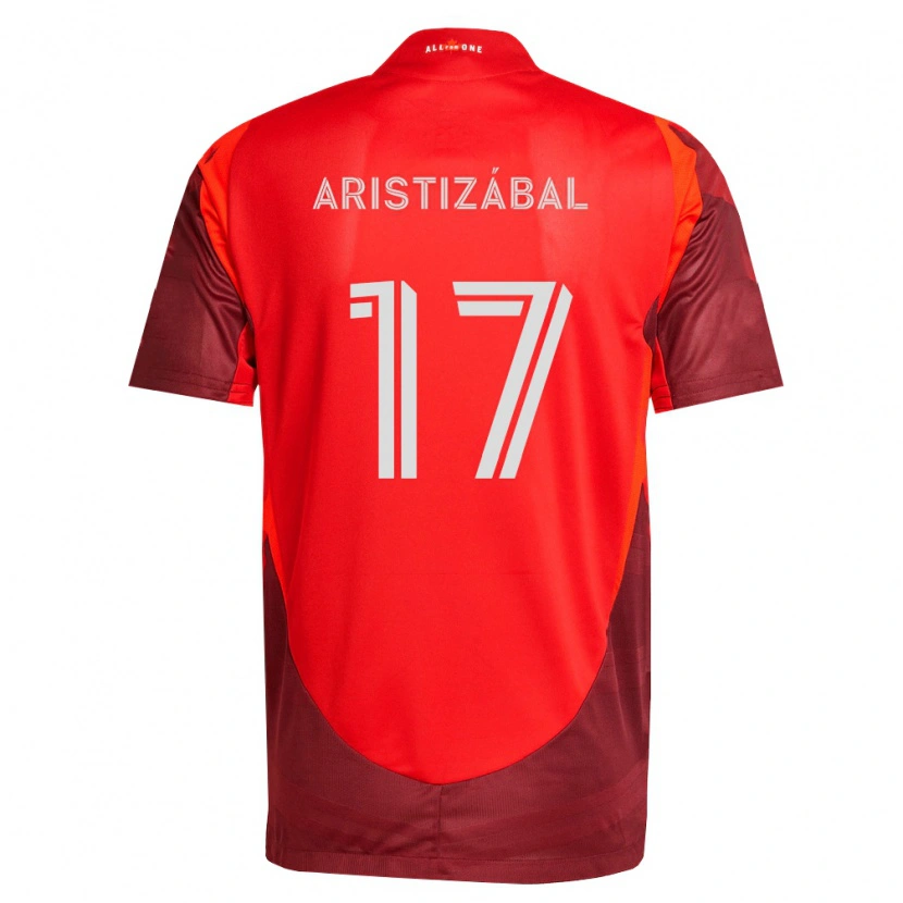 Danxen Donna Maglia Emilio Aristizábal #17 Borgogna Rosso Kit Gara Home 2026/27 Maglietta