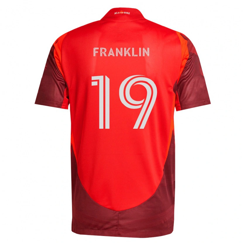 Danxen Donna Maglia Kobe Franklin #19 Borgogna Rosso Kit Gara Home 2026/27 Maglietta
