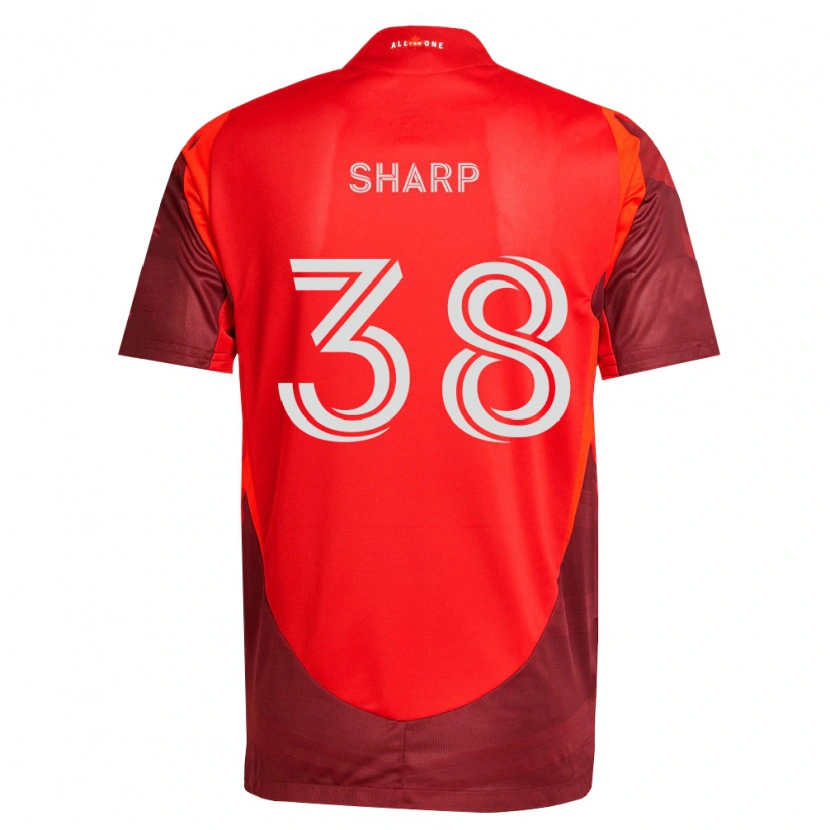 Danxen Donna Maglia Charlie Sharp #38 Borgogna Rosso Kit Gara Home 2026/27 Maglietta