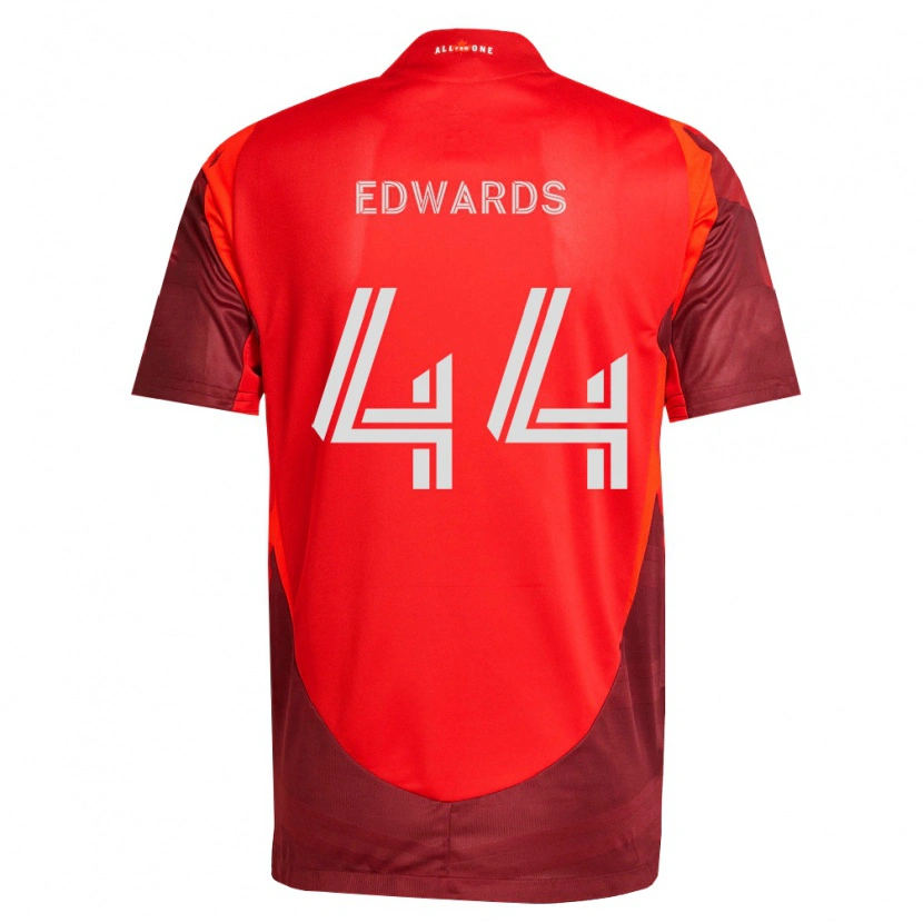 Danxen Donna Maglia Raheem Edwards #44 Borgogna Rosso Kit Gara Home 2026/27 Maglietta