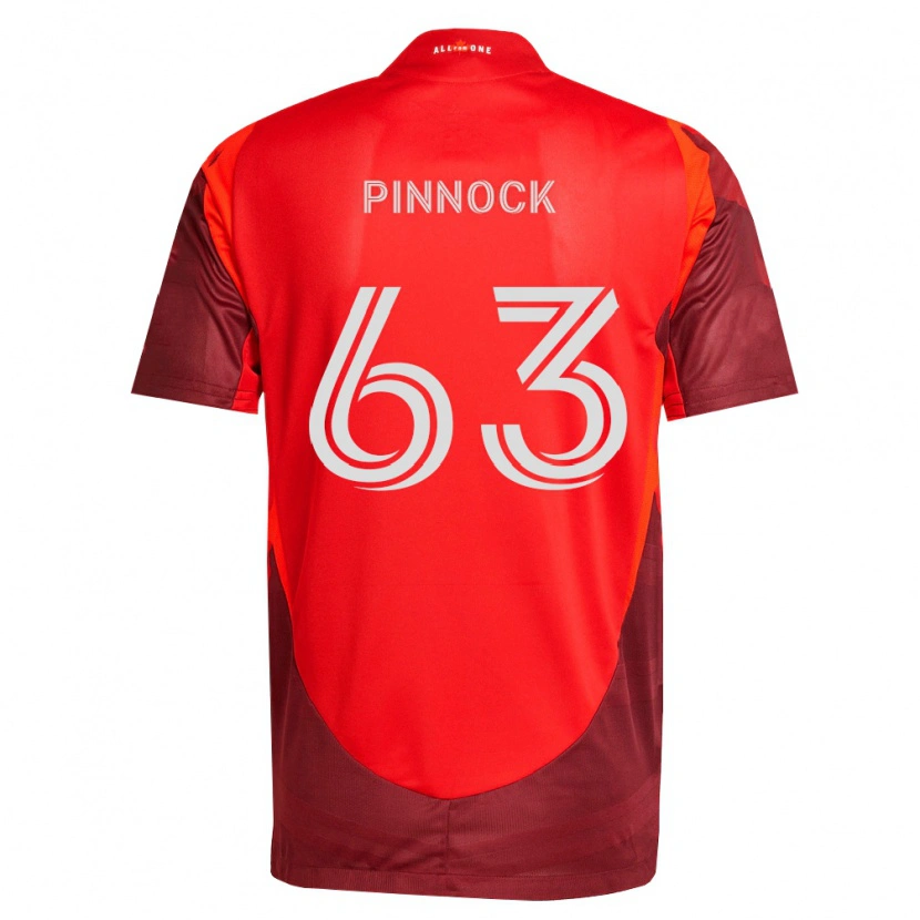 Danxen Donna Maglia Shyon Pinnock #63 Borgogna Rosso Kit Gara Home 2026/27 Maglietta