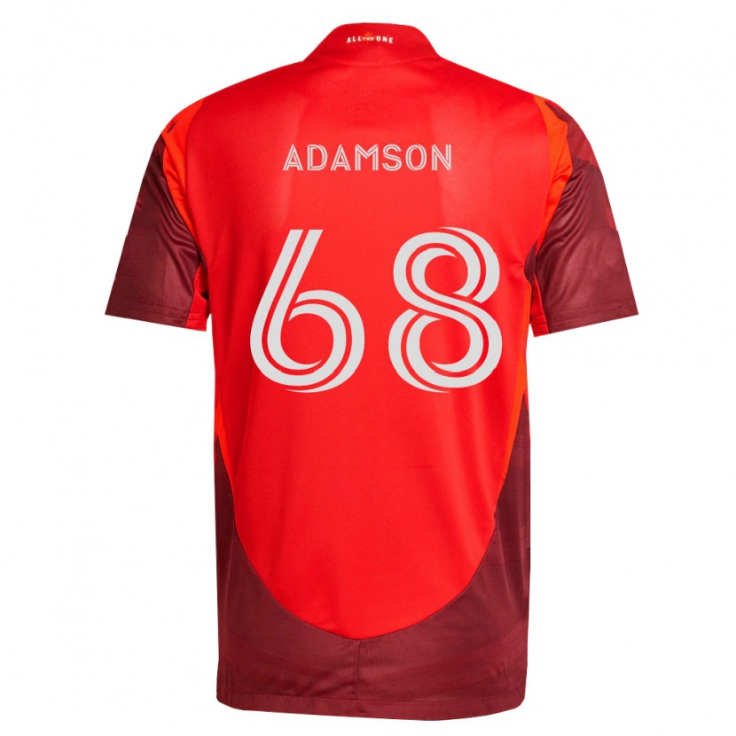 Danxen Donna Maglia Demitre Adamson #68 Borgogna Rosso Kit Gara Home 2026/27 Maglietta
