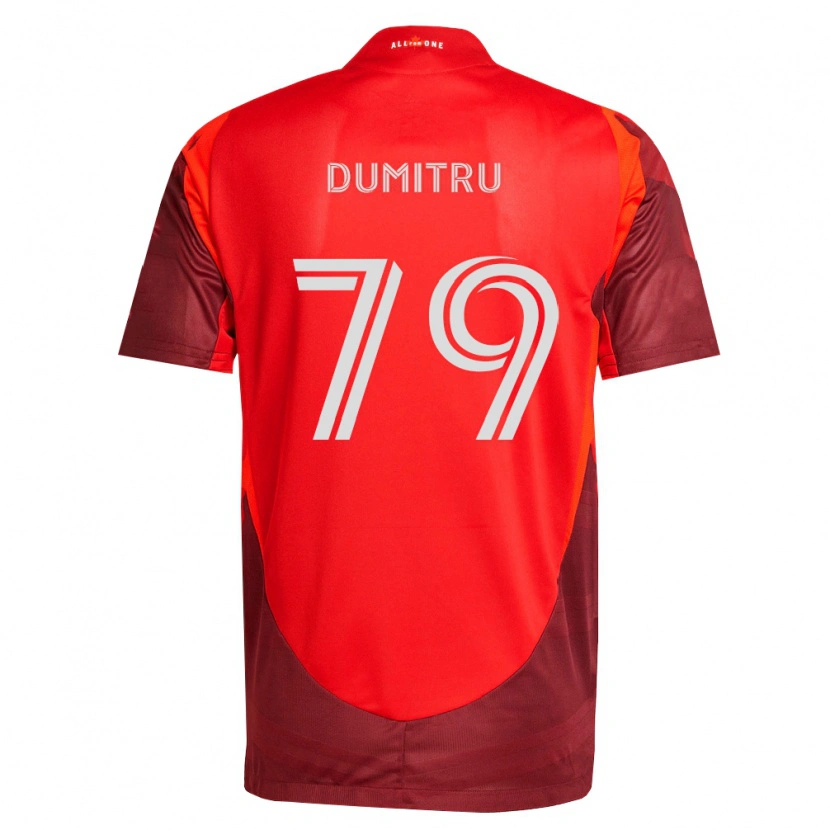 Danxen Donna Maglia Andrei Dumitru #79 Borgogna Rosso Kit Gara Home 2026/27 Maglietta