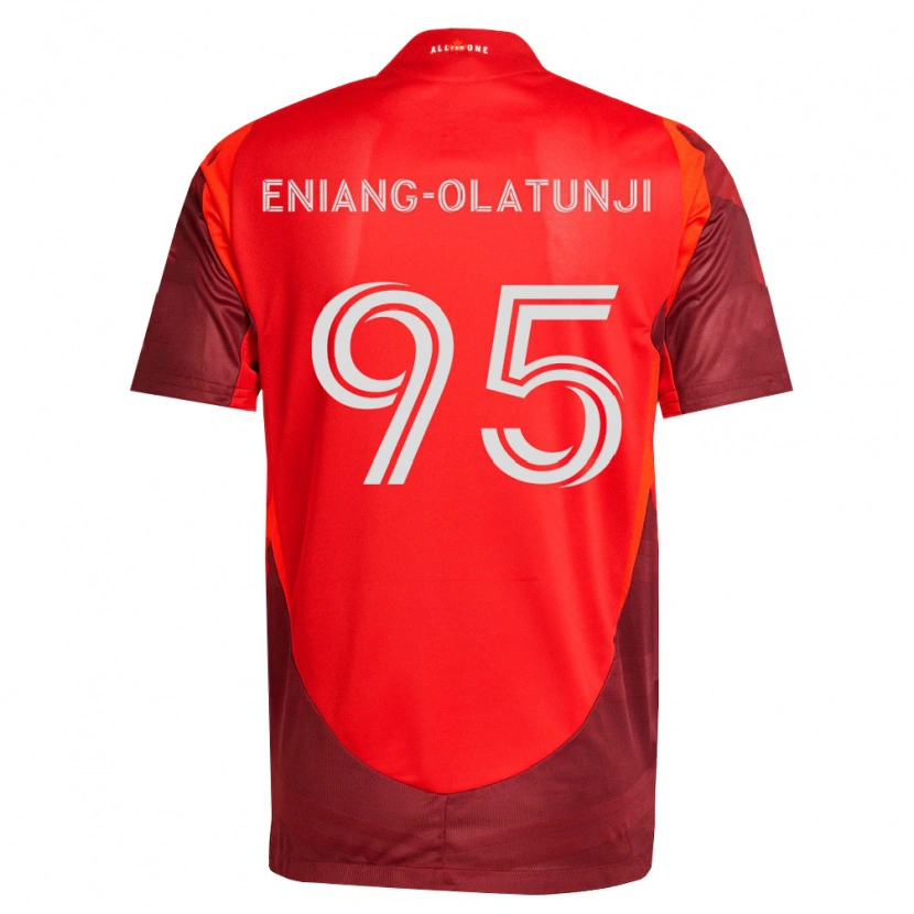 Danxen Donna Maglia Daniel Eniang-Olatunji #95 Borgogna Rosso Kit Gara Home 2026/27 Maglietta