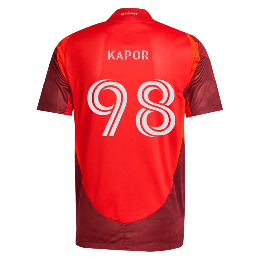 Danxen Donna Maglia Stefan Kapor #98 Borgogna Rosso Kit Gara Home 2026/27 Maglietta