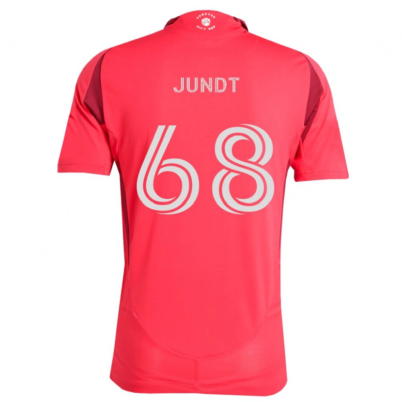 Danxen Donna Maglia Alexander Jundt #68 Magenta Bianco Kit Gara Home 2026/27 Maglietta