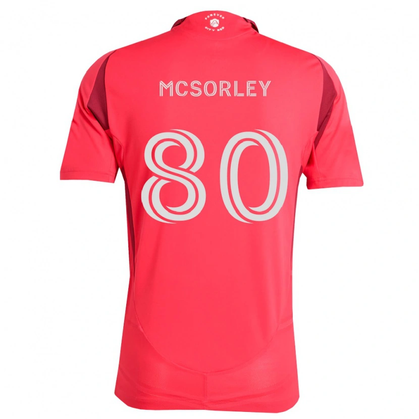 Danxen Donna Maglia Brendan Mcsorley #80 Magenta Bianco Kit Gara Home 2026/27 Maglietta
