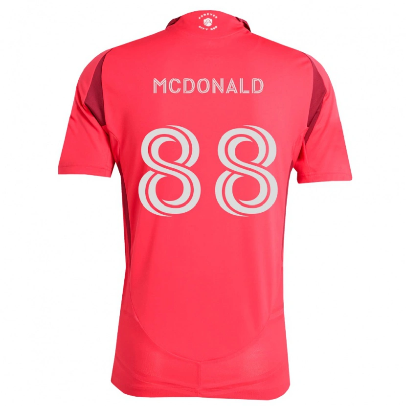 Danxen Donna Maglia Patrick Mcdonald #88 Magenta Bianco Kit Gara Home 2026/27 Maglietta