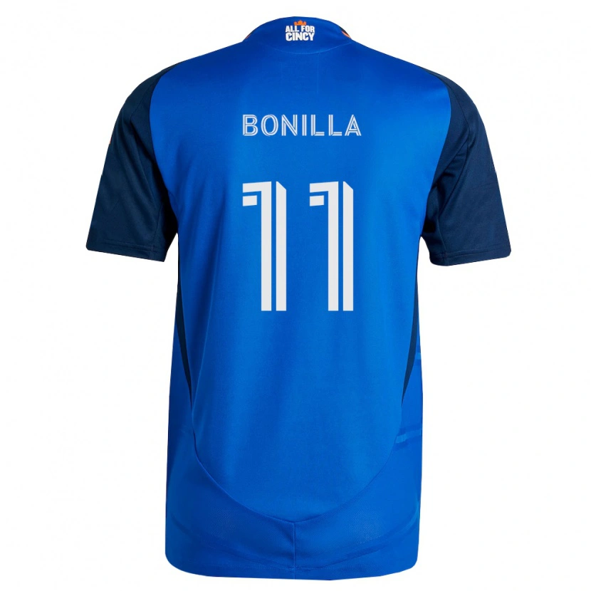 Danxen Donna Maglia Jarell Bonilla #11 Blu Reale Arancio Kit Gara Home 2026/27 Maglietta