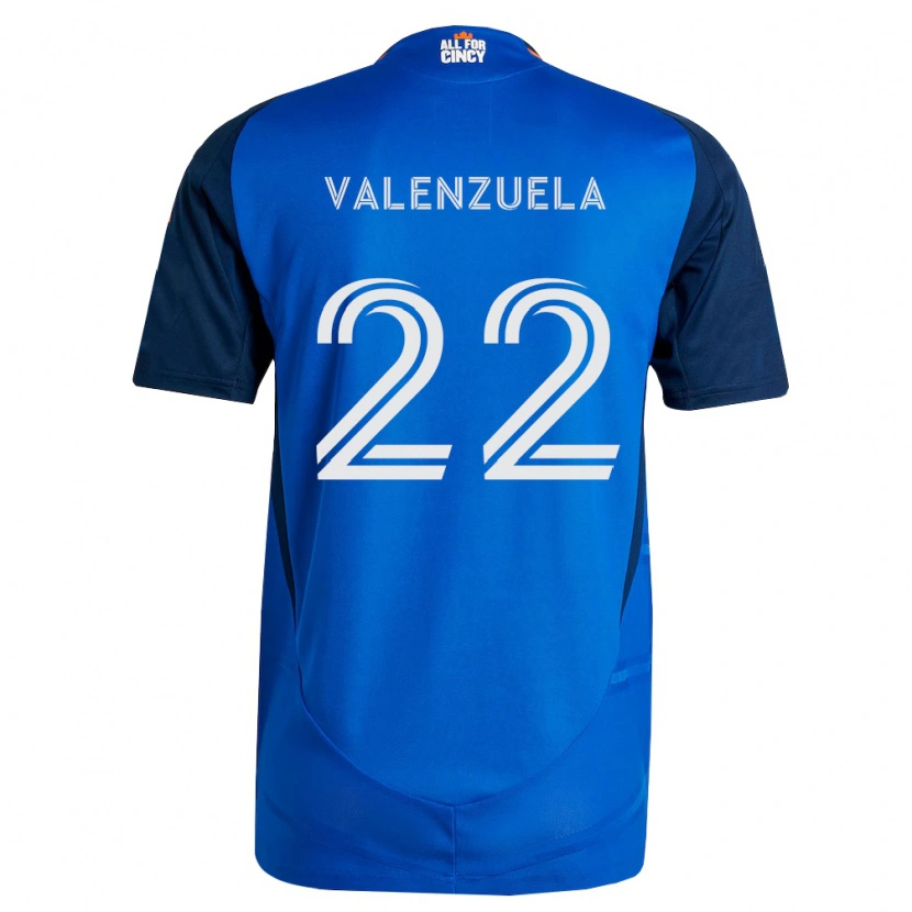 Danxen Donna Maglia Gerardo Valenzuela #22 Blu Reale Arancio Kit Gara Home 2026/27 Maglietta