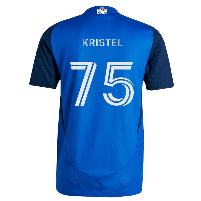Danxen Donna Maglia Brandon Kristel #75 Blu Reale Arancio Kit Gara Home 2026/27 Maglietta