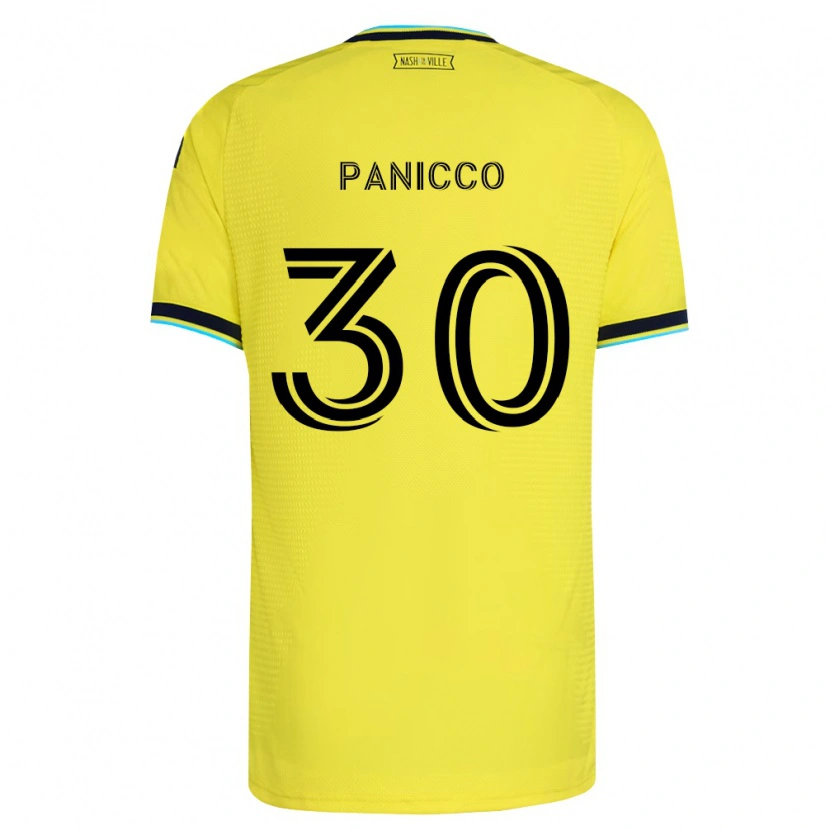 Danxen Donna Maglia Elliot Panicco #30 Giallo Brillante Blu Navy Kit Gara Home 2026/27 Maglietta