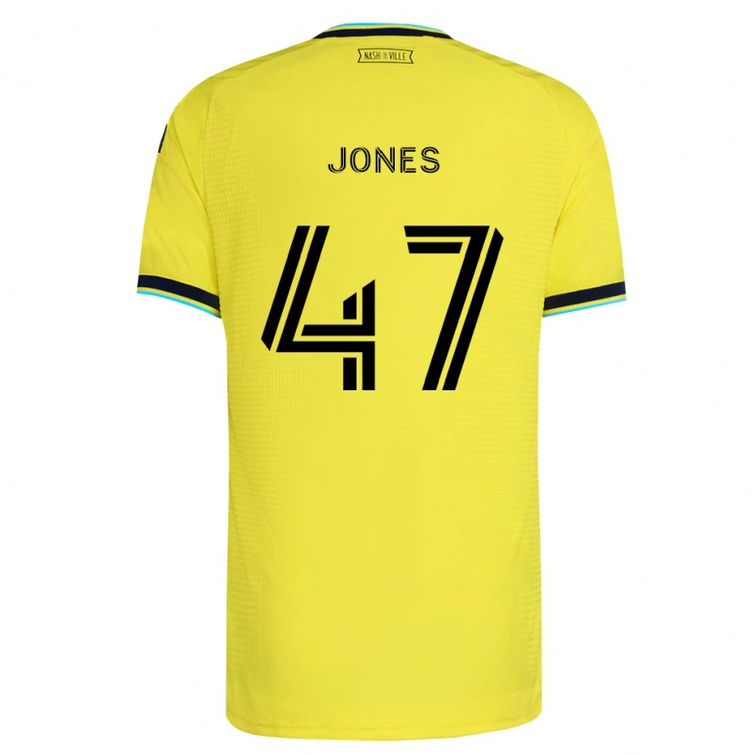 Danxen Donna Maglia Isaiah Jones #47 Giallo Brillante Blu Navy Kit Gara Home 2026/27 Maglietta