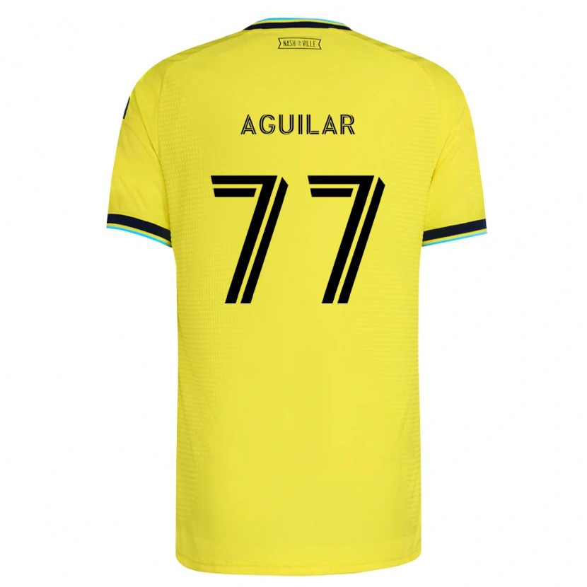 Danxen Donna Maglia Xavier Aguilar #77 Giallo Brillante Blu Navy Kit Gara Home 2026/27 Maglietta