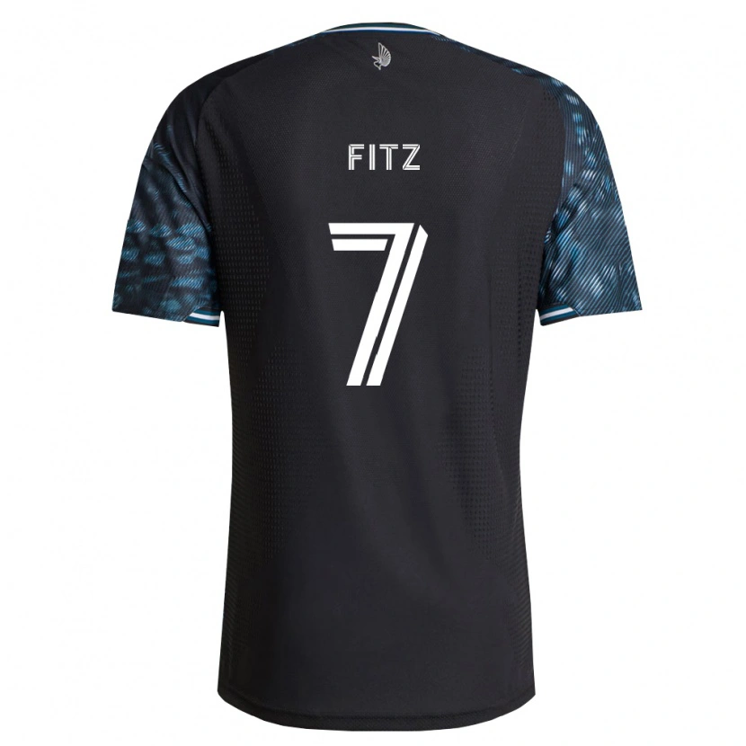 Danxen Donna Maglia Dominik Fitz #7 Bianco Nero Kit Gara Home 2026/27 Maglietta
