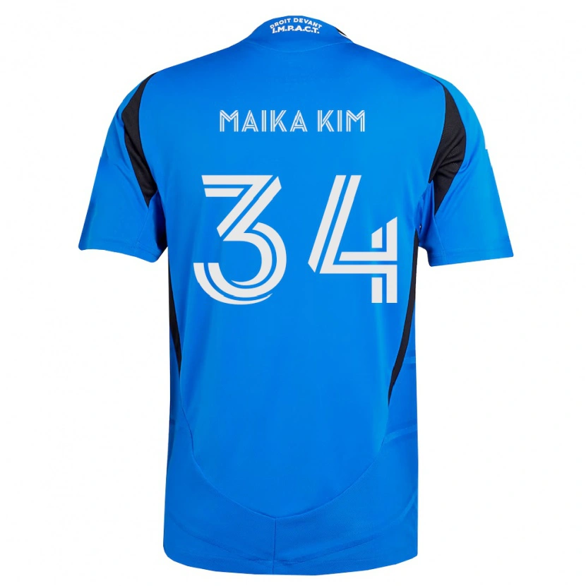 Danxen Donna Maglia Guerrier Maika Kim #34 Blu Bianco Nero Kit Gara Home 2026/27 Maglietta