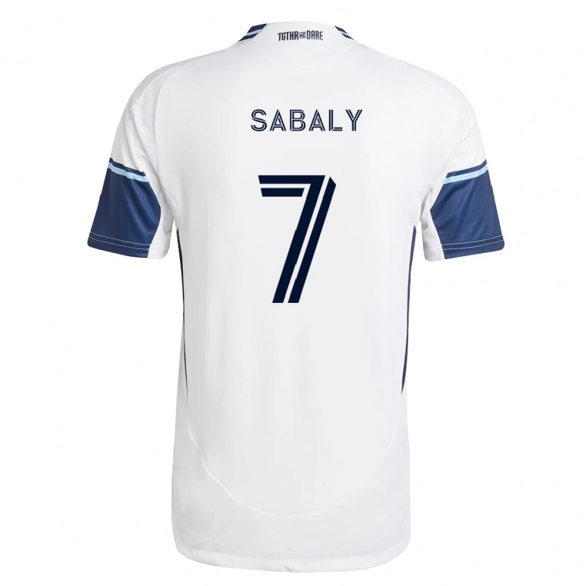 Danxen Donna Maglia Cheikh Sabaly #7 Bianco Blu Reale Kit Gara Home 2026/27 Maglietta