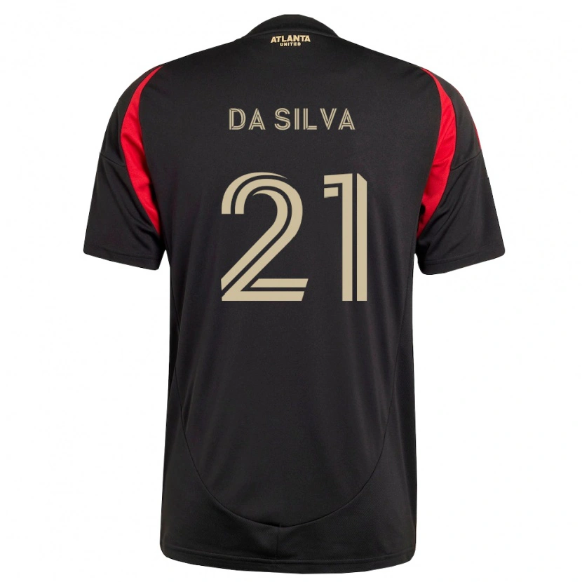 Danxen Donna Maglia Lucas Da Silva #21 Nero Rosso Kit Gara Home 2026/27 Maglietta