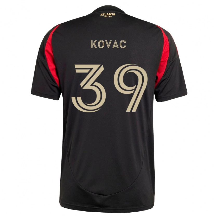 Danxen Donna Maglia Arif Kovac #39 Nero Rosso Kit Gara Home 2026/27 Maglietta