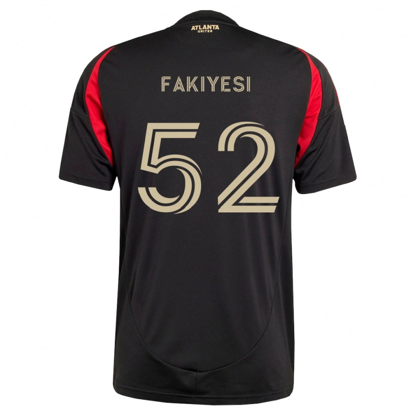 Danxen Donna Maglia Seyi Fakiyesi #52 Nero Rosso Kit Gara Home 2026/27 Maglietta