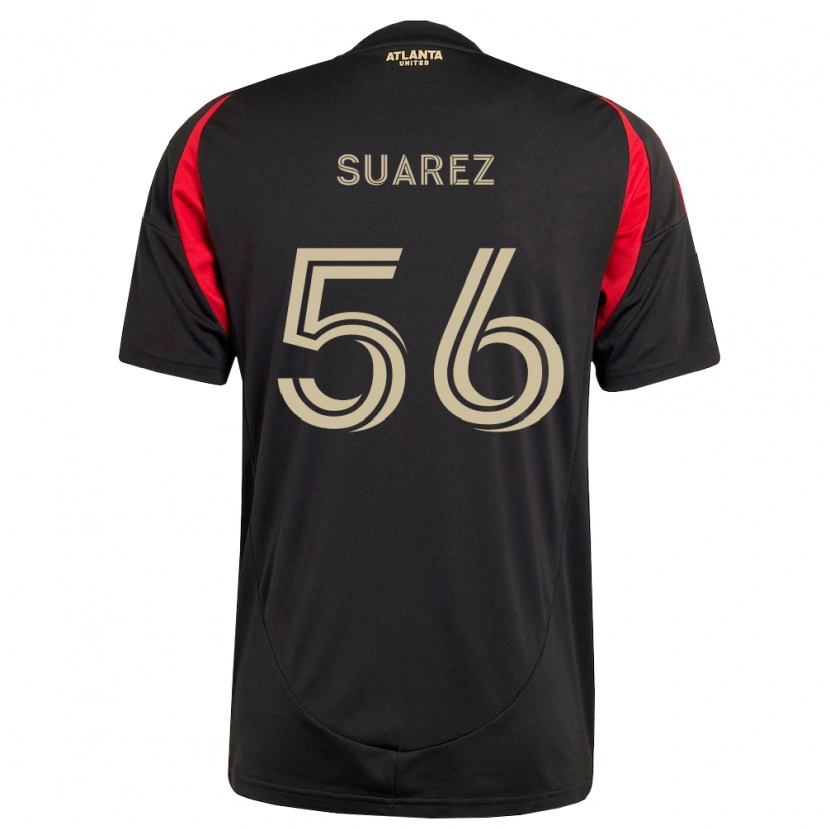 Danxen Donna Maglia Ignacio Suarez #56 Nero Rosso Kit Gara Home 2026/27 Maglietta