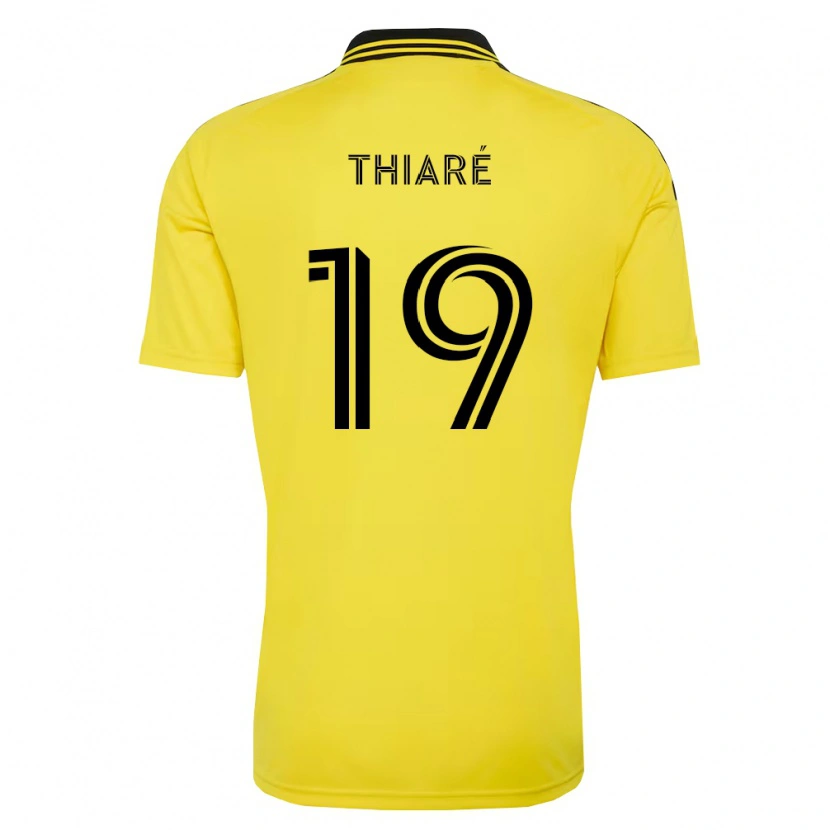 Danxen Donna Maglia Jamal Thiaré #19 Giallo Nero Kit Gara Home 2026/27 Maglietta