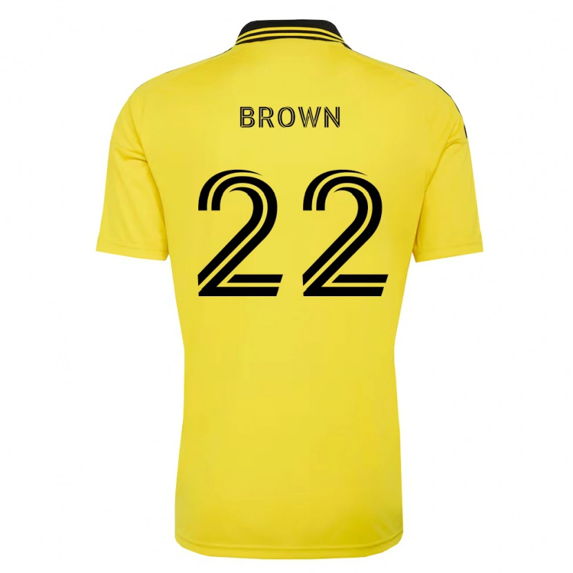 Danxen Donna Maglia Tristan Brown #22 Giallo Nero Kit Gara Home 2026/27 Maglietta
