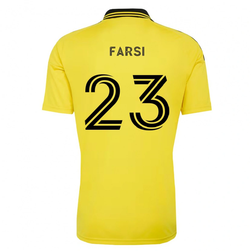 Danxen Donna Maglia Mohamed Farsi #23 Giallo Nero Kit Gara Home 2026/27 Maglietta