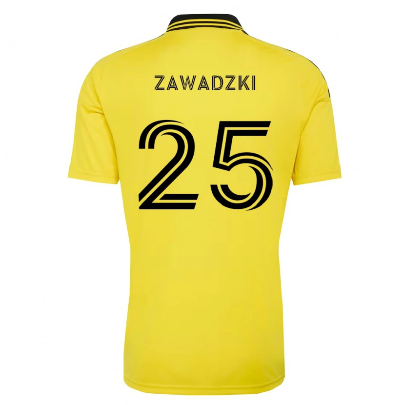 Danxen Donna Maglia Sean Zawadzki #25 Giallo Nero Kit Gara Home 2026/27 Maglietta