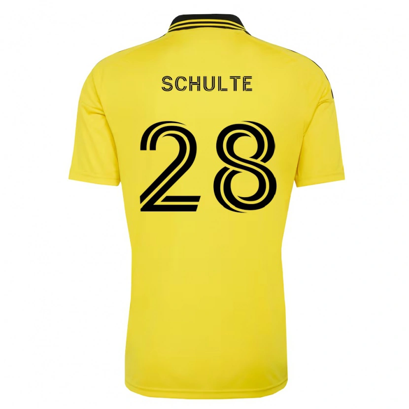 Danxen Donna Maglia Patrick Schulte #28 Giallo Nero Kit Gara Home 2026/27 Maglietta