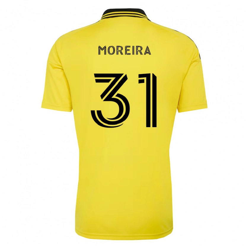 Danxen Donna Maglia Steven Moreira #31 Giallo Nero Kit Gara Home 2026/27 Maglietta