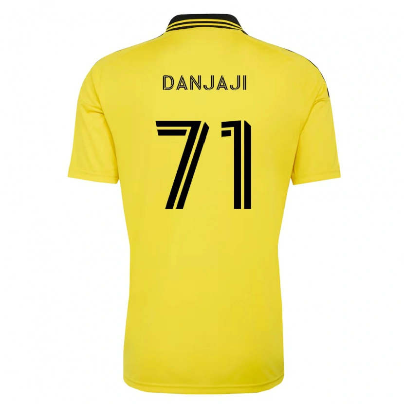 Danxen Donna Maglia Jamil Danjaji #71 Giallo Nero Kit Gara Home 2026/27 Maglietta