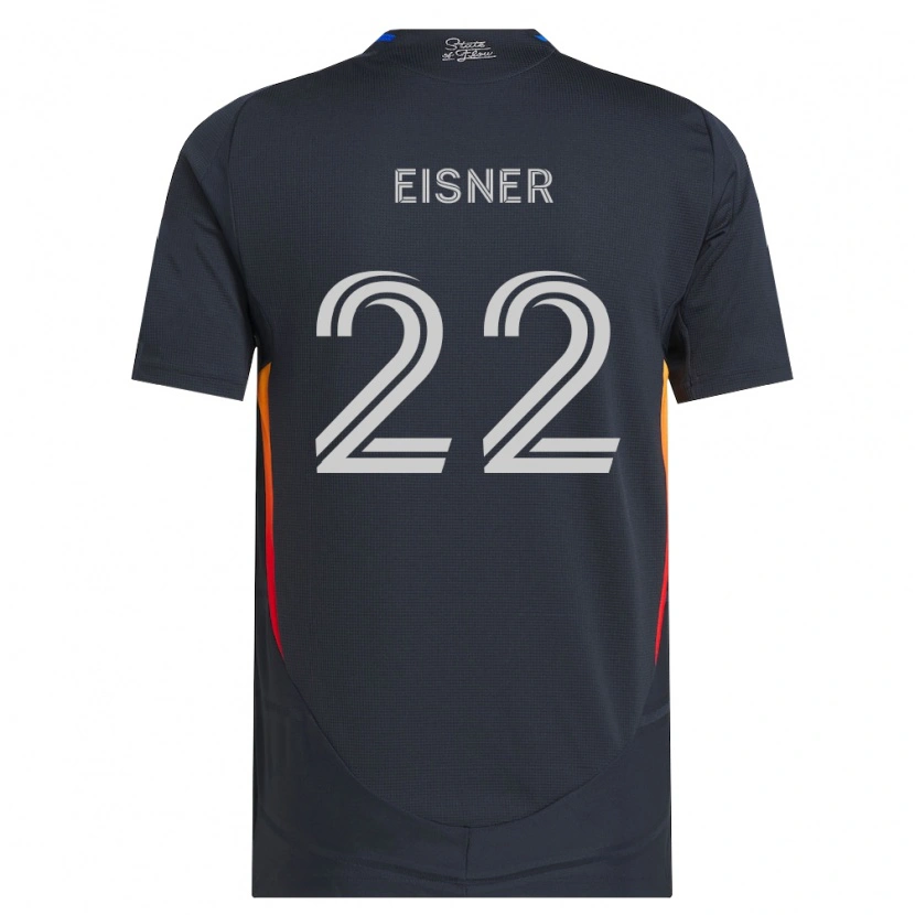 Danxen Donna Maglia Wilson Eisner #22 Grigio Scuro Rosso Kit Gara Home 2026/27 Maglietta