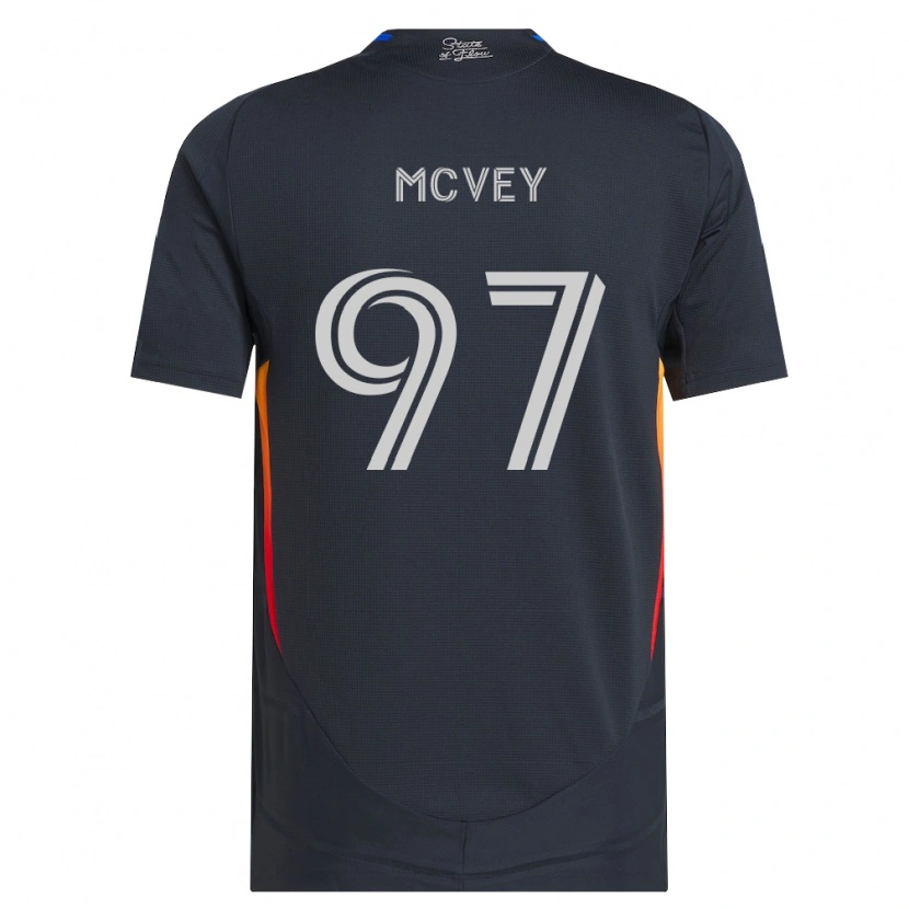Danxen Donna Maglia Christopher Mcvey #97 Grigio Scuro Rosso Kit Gara Home 2026/27 Maglietta