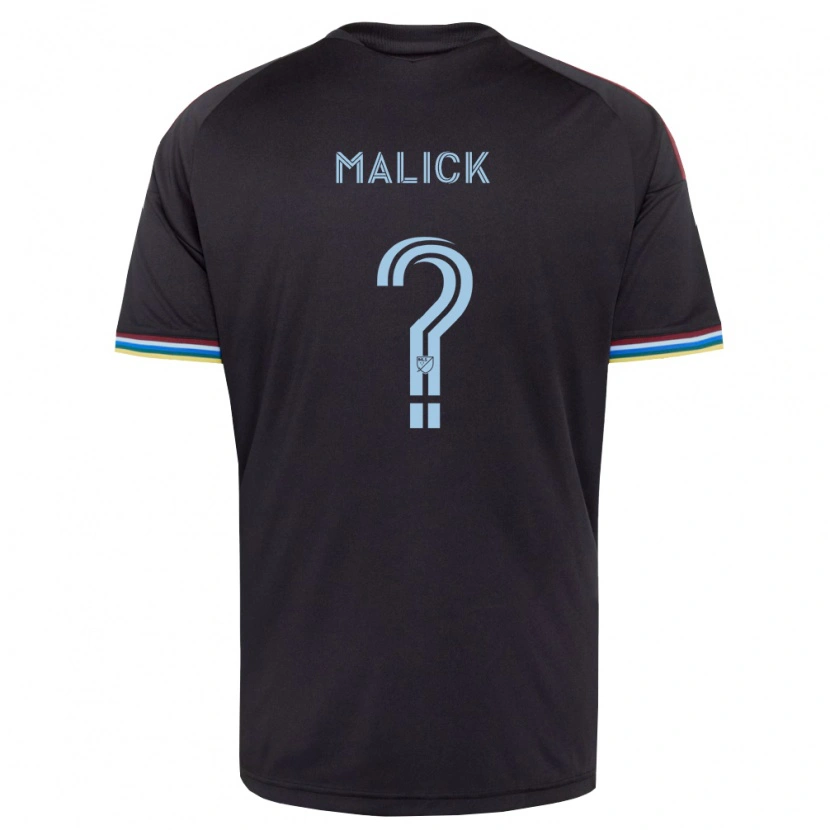 Danxen Donna Maglia Owen Malick #0 Nero Azzurro Kit Gara Home 2026/27 Maglietta