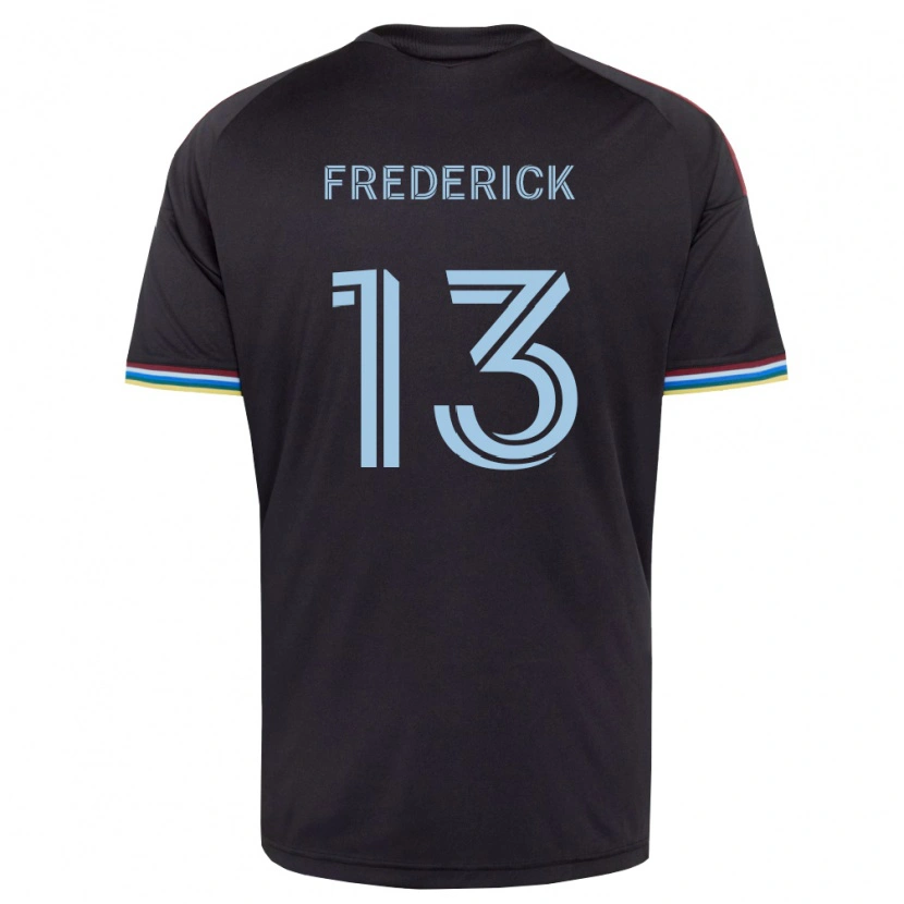 Danxen Donna Maglia Wayne Frederick #13 Nero Azzurro Kit Gara Home 2026/27 Maglietta