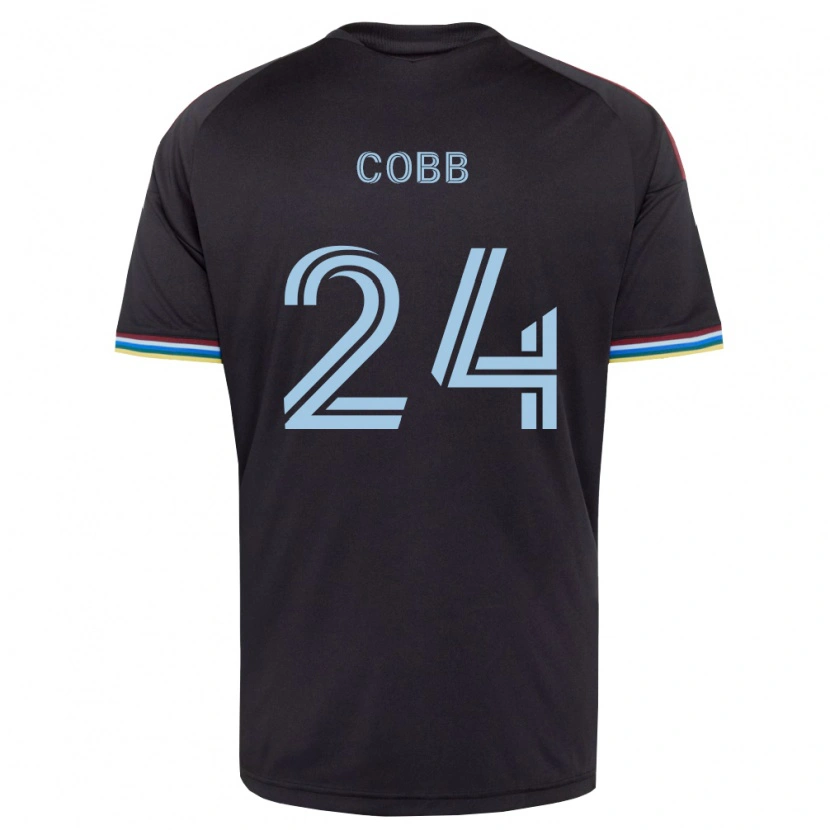 Danxen Donna Maglia Noah Cobb #24 Nero Azzurro Kit Gara Home 2026/27 Maglietta
