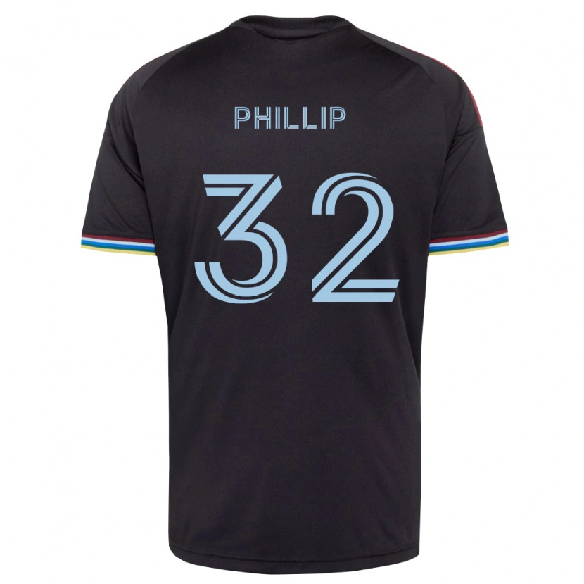 Danxen Donna Maglia Donavan Phillip #32 Nero Azzurro Kit Gara Home 2026/27 Maglietta