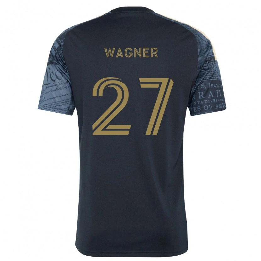 Danxen Donna Maglia Kai Wagner #27 Blu Navy Marrone Kit Gara Home 2026/27 Maglietta