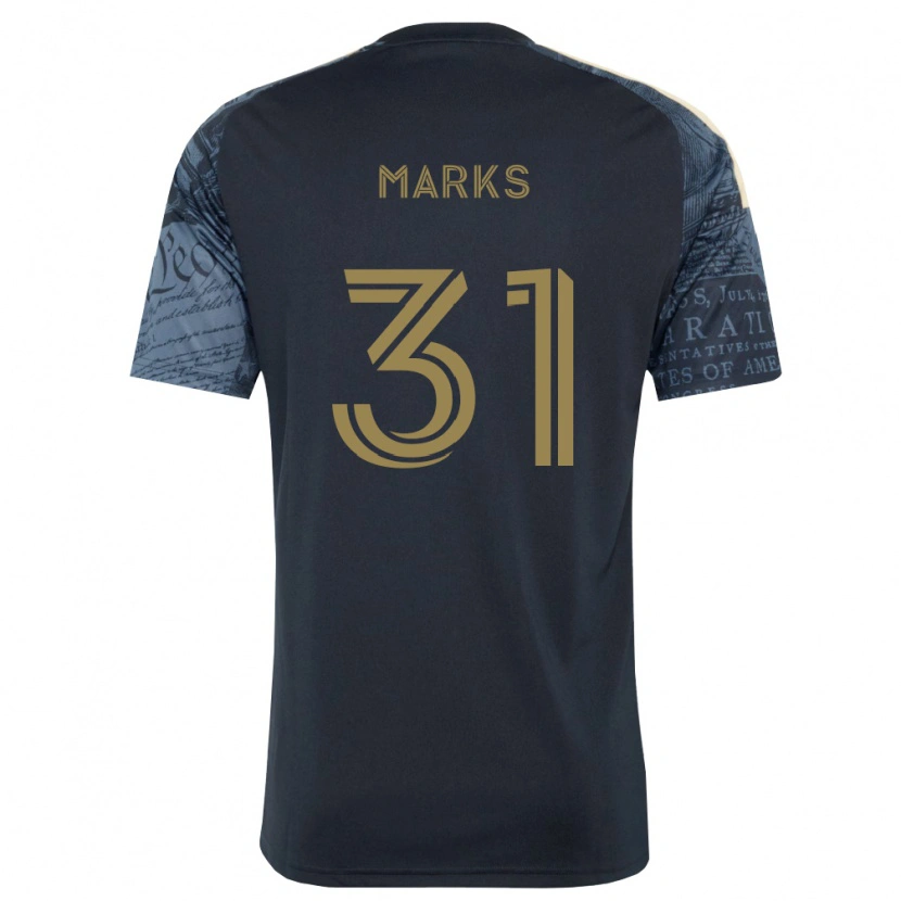 Danxen Donna Maglia George Marks #31 Blu Navy Marrone Kit Gara Home 2026/27 Maglietta