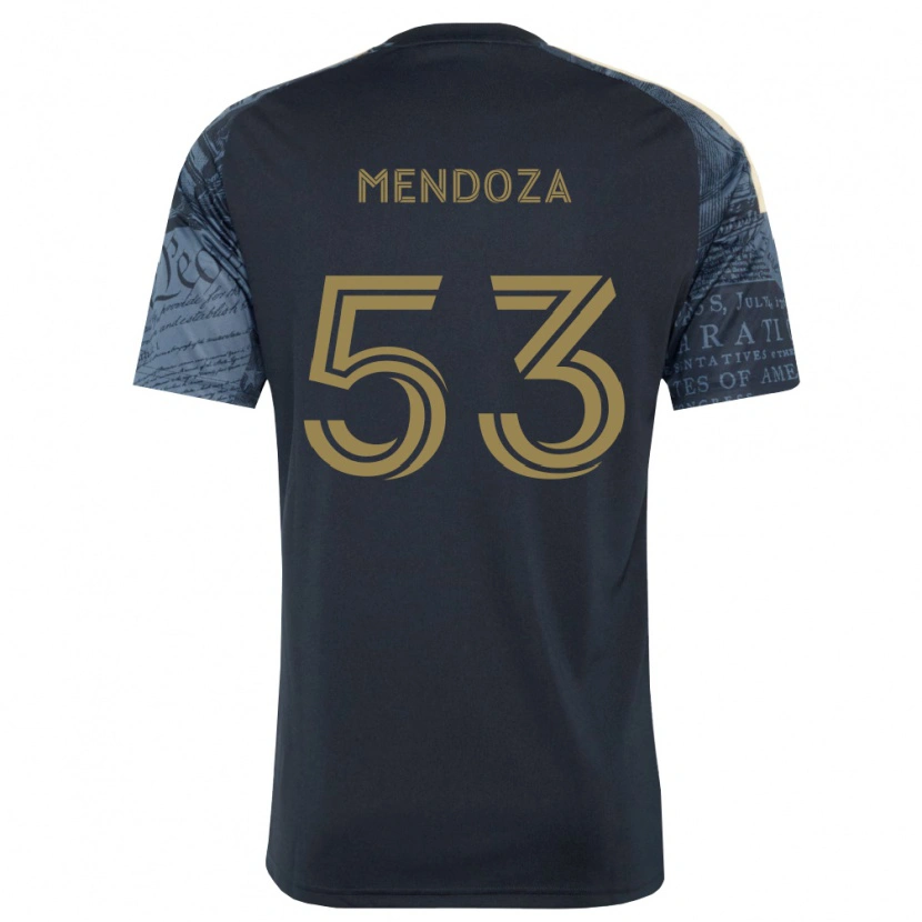 Danxen Donna Maglia Isaiah Mendoza #53 Blu Navy Marrone Kit Gara Home 2026/27 Maglietta