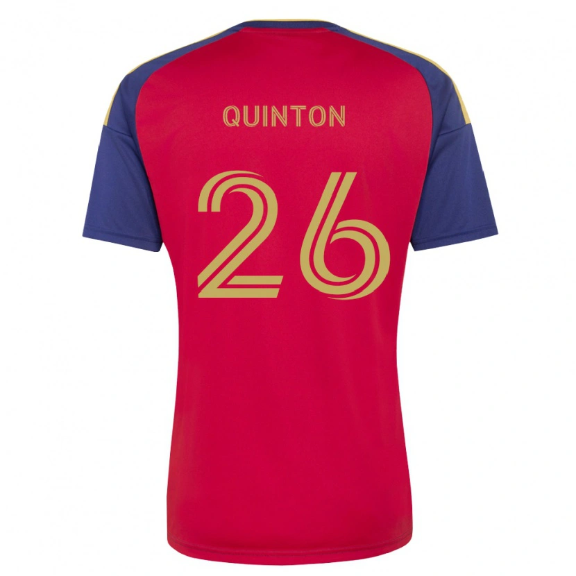 Danxen Donna Maglia Philip Quinton #26 Blu Reale Marrone Rosso Kit Gara Home 2026/27 Maglietta